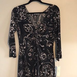 Black and Brown Lily dress